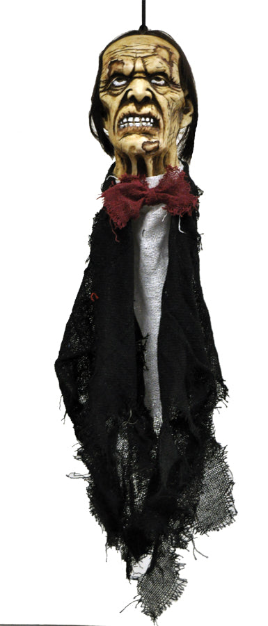 20" Hanging Head with Bow Tie Halloween Props & Displays - Tophatter Daily Deals