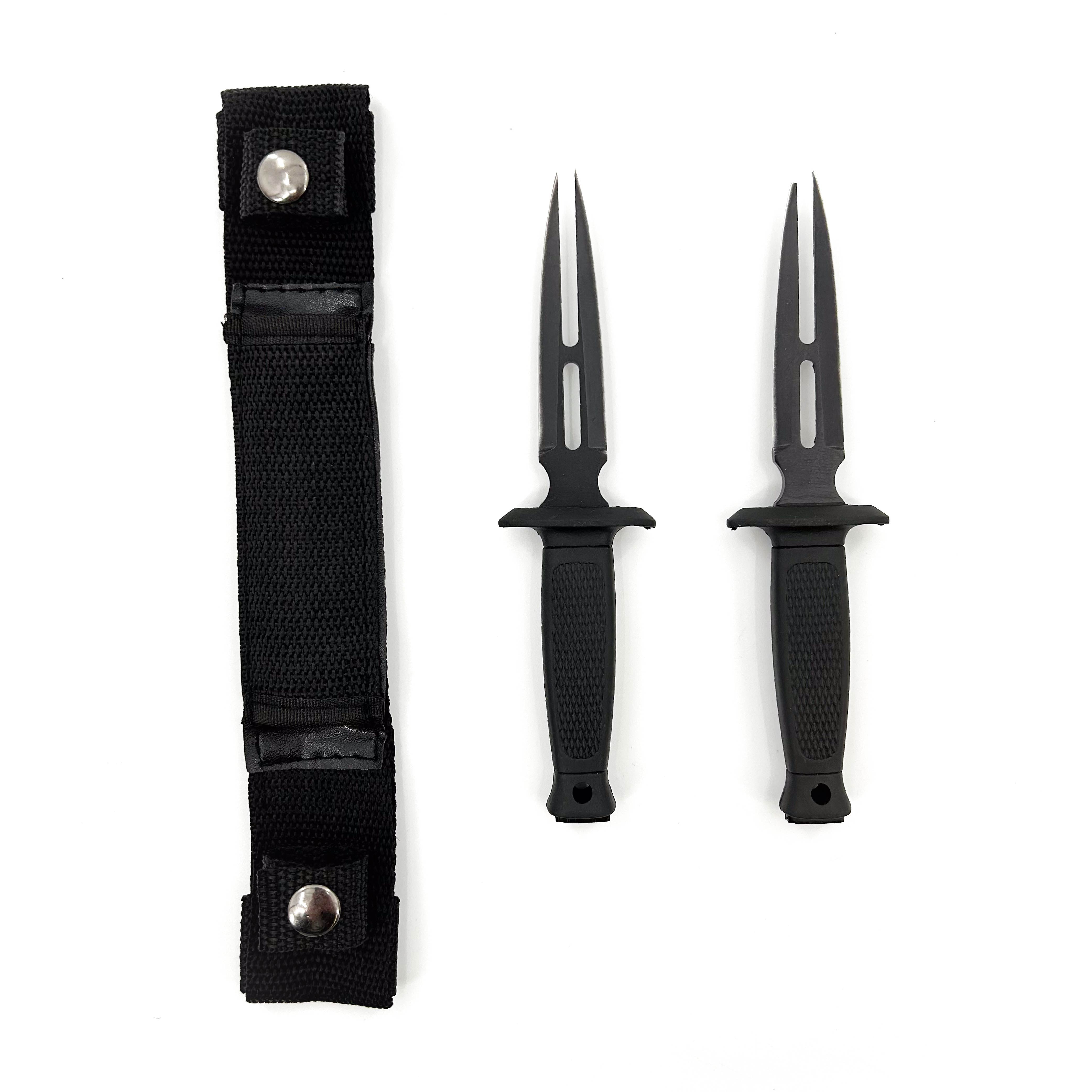 Valor Forked Blade Boot Knife Set knives - Tophatter Daily Deals