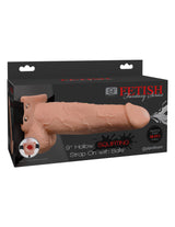 Fetish Fantasy 9 Inch Hollow Squirting Strap-On with Balls > Dildos > Strap On Dildos - Tophatter Daily Deals