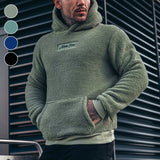 Insulating Mens Hooded Pullover - Sherpa Fleece, Casual - Tophatter Daily Deals