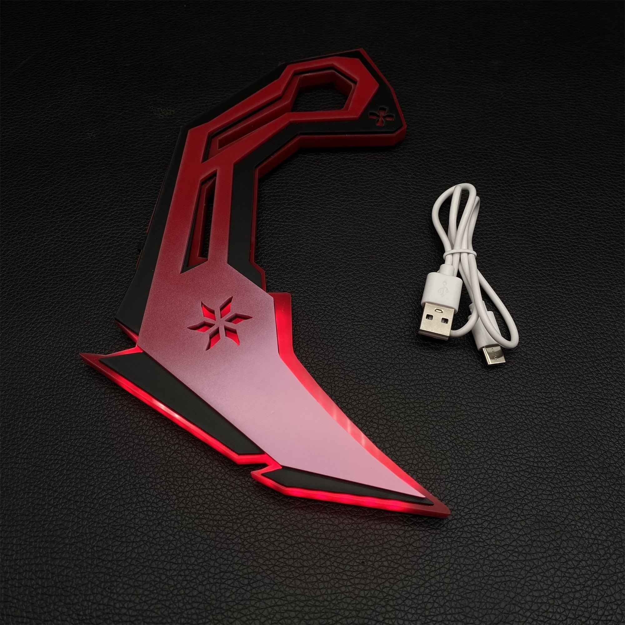 VCT Acrylic Karambit Night Lamp Replica 3 Colors Red Only - Tophatter Daily Deals