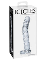 Icicles No 60 (Clear) – Elegant Glass G-Spot Massager > Glass > Dildos - Tophatter Daily Deals