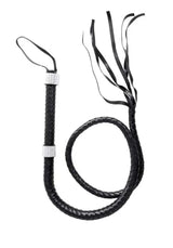 Faux Leather 54 Inch Braided Whip with Rhinestone Handle – Costume Whip > Bondage Gear > Whips & Floggers - Tophatter Daily Deals