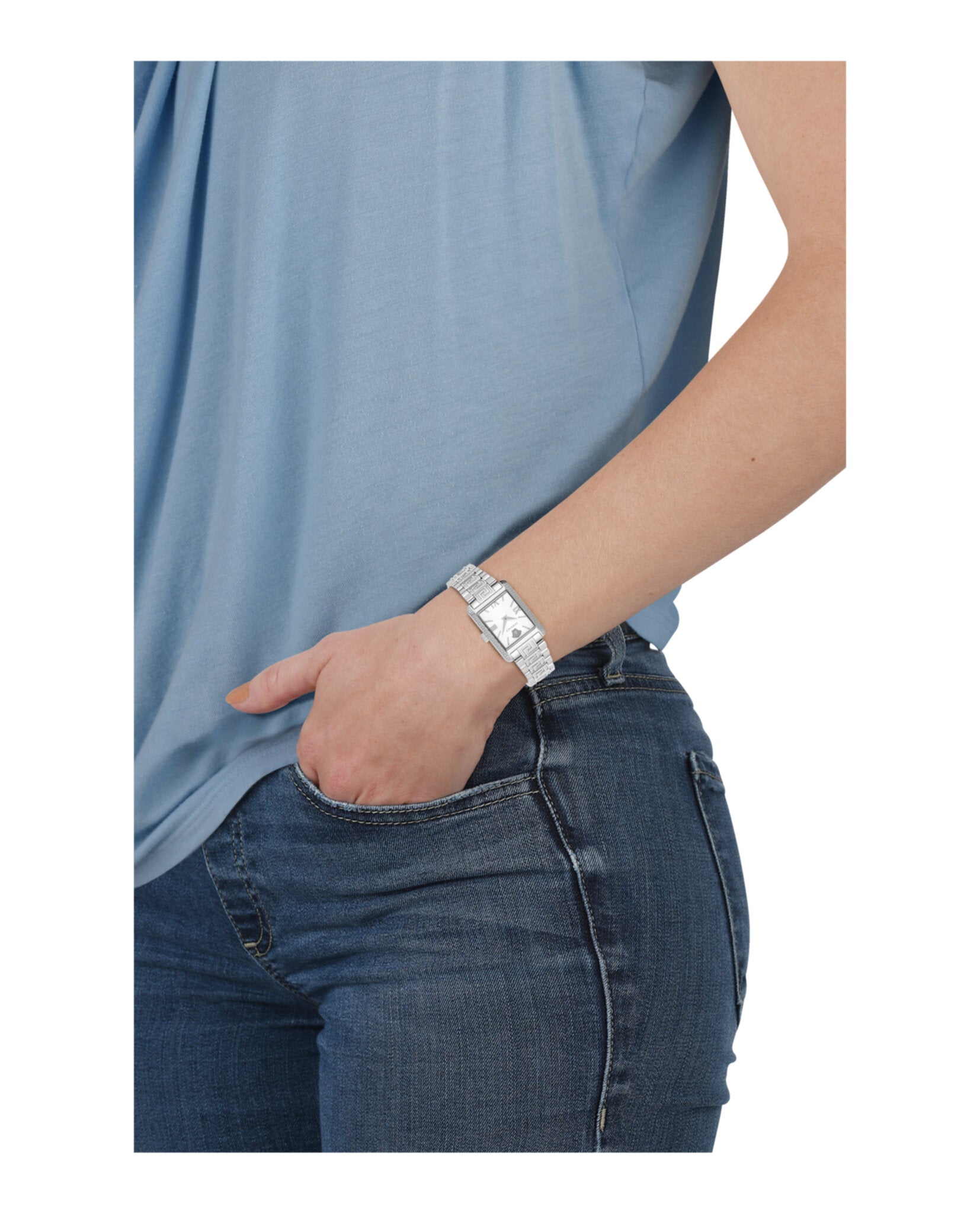 Versace Tonneau Bracelet Watch Watches - Tophatter Daily Deals