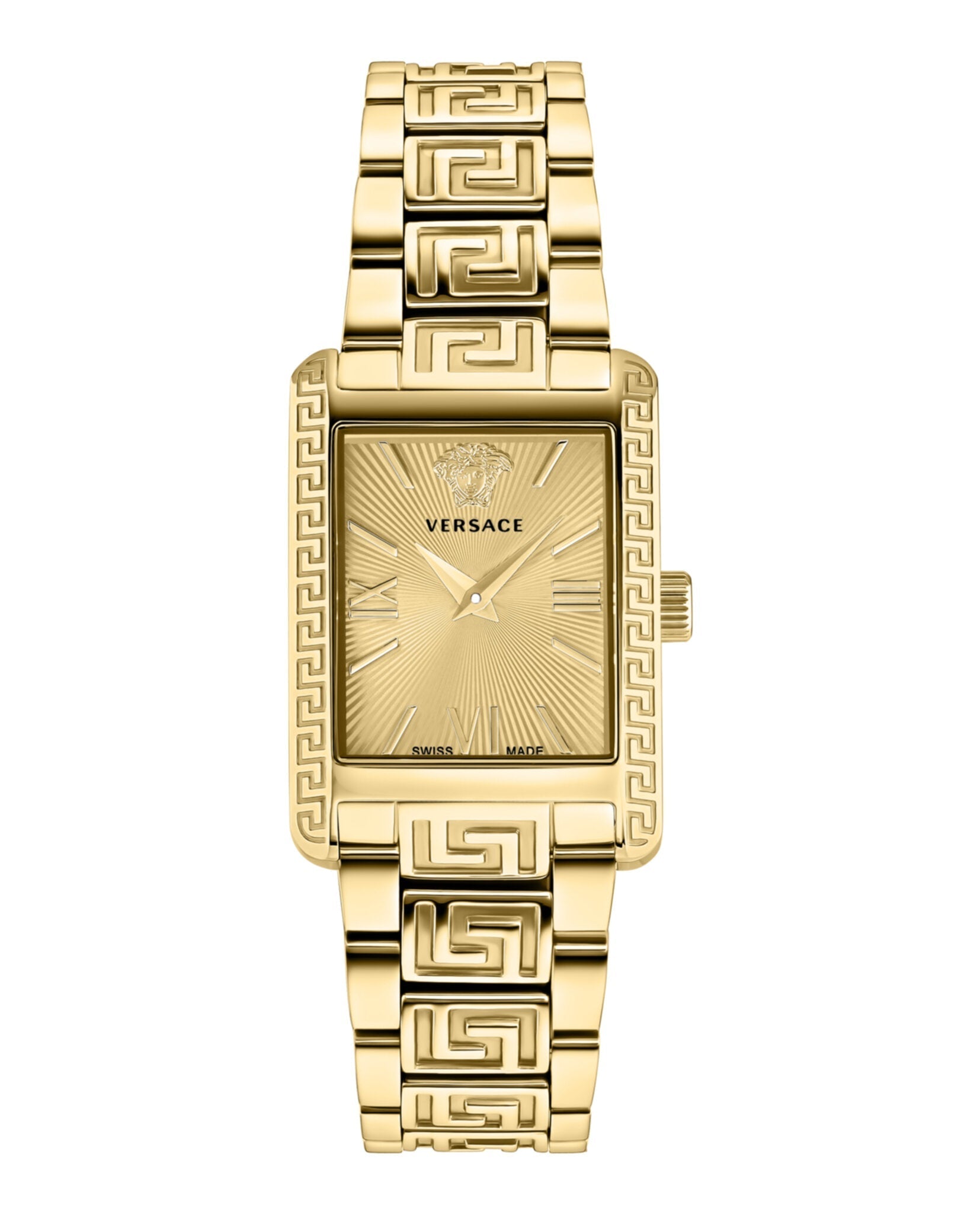 Versace Tonneau Bracelet Watch Gold Watches - Tophatter Daily Deals