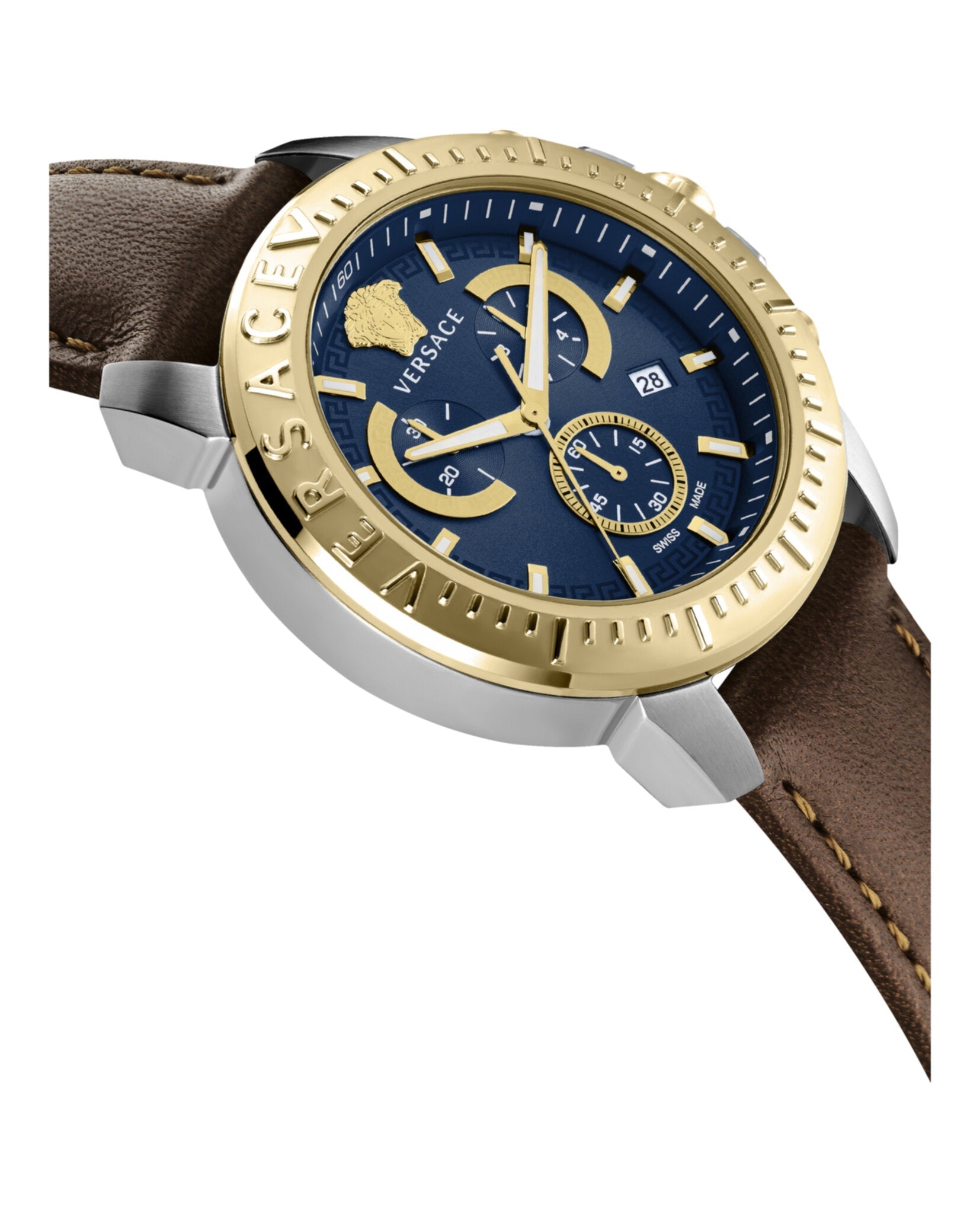 Versace New Chrono Strap Watch Watches - Tophatter Daily Deals