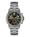 Versace New Chrono Chronograph Watch Black Watches - Tophatter Daily Deals