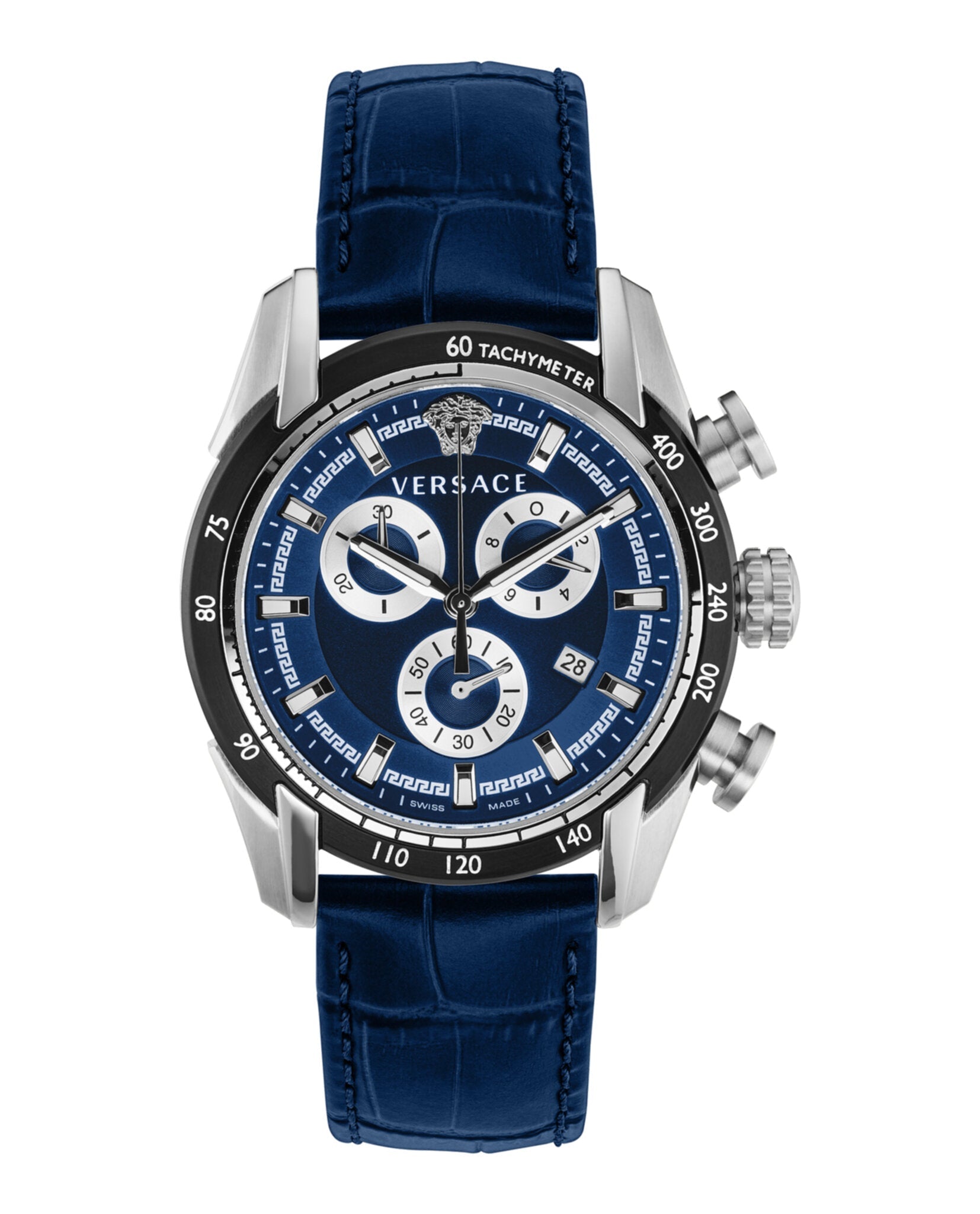 Versace V-Ray Chronograph Watch Stainless Steel Watches - Tophatter Daily Deals