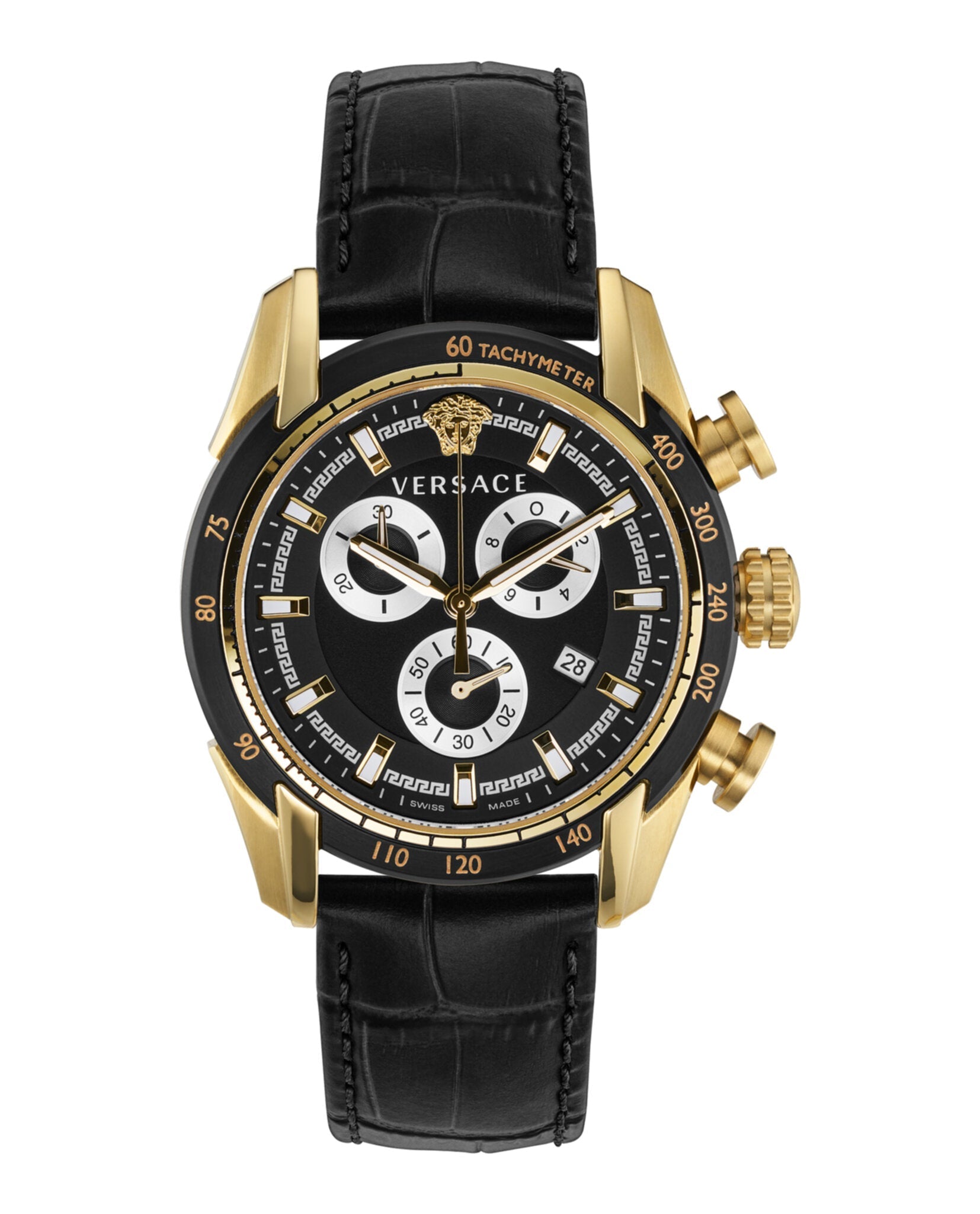 Versace V-Ray Strap Watch Gold Watches - Tophatter Daily Deals