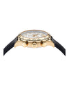 Versace Hellenyium Chrono Leather Watch Watches - Tophatter Daily Deals