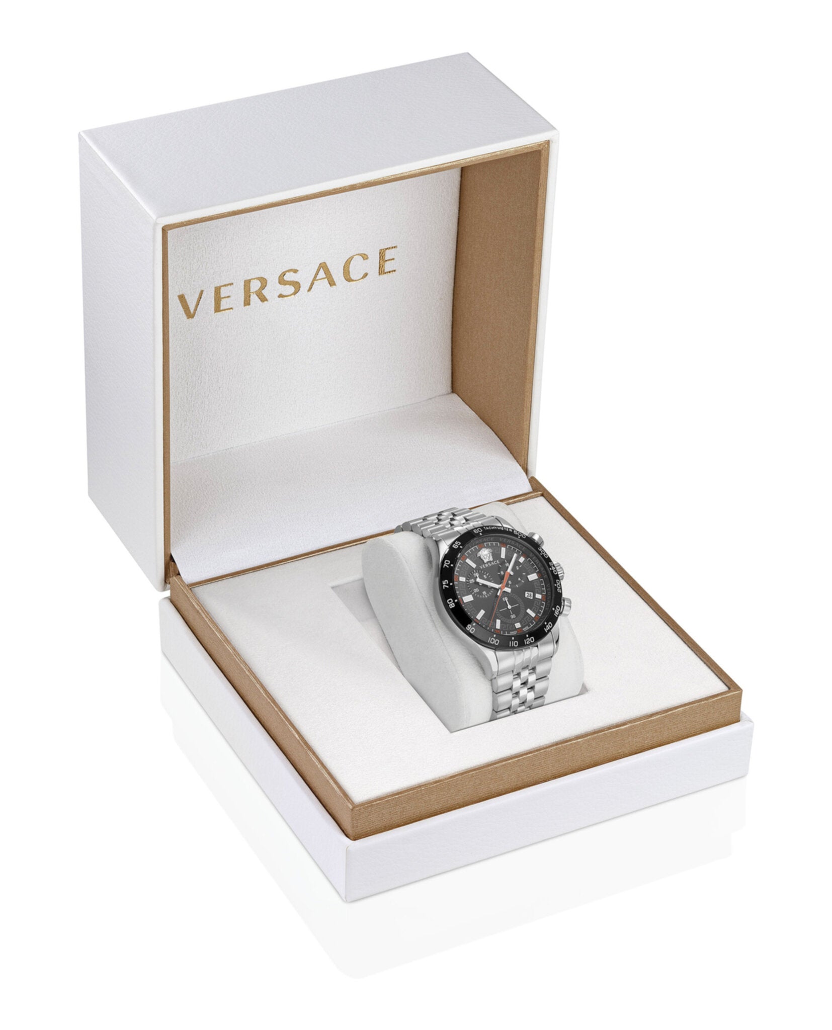 Versace Hellenyium Chrono Bracelet Watch Watches - Tophatter Daily Deals