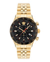 Versace Hellenyium Chrono Bracelet Watch Gold Watches - Tophatter Daily Deals