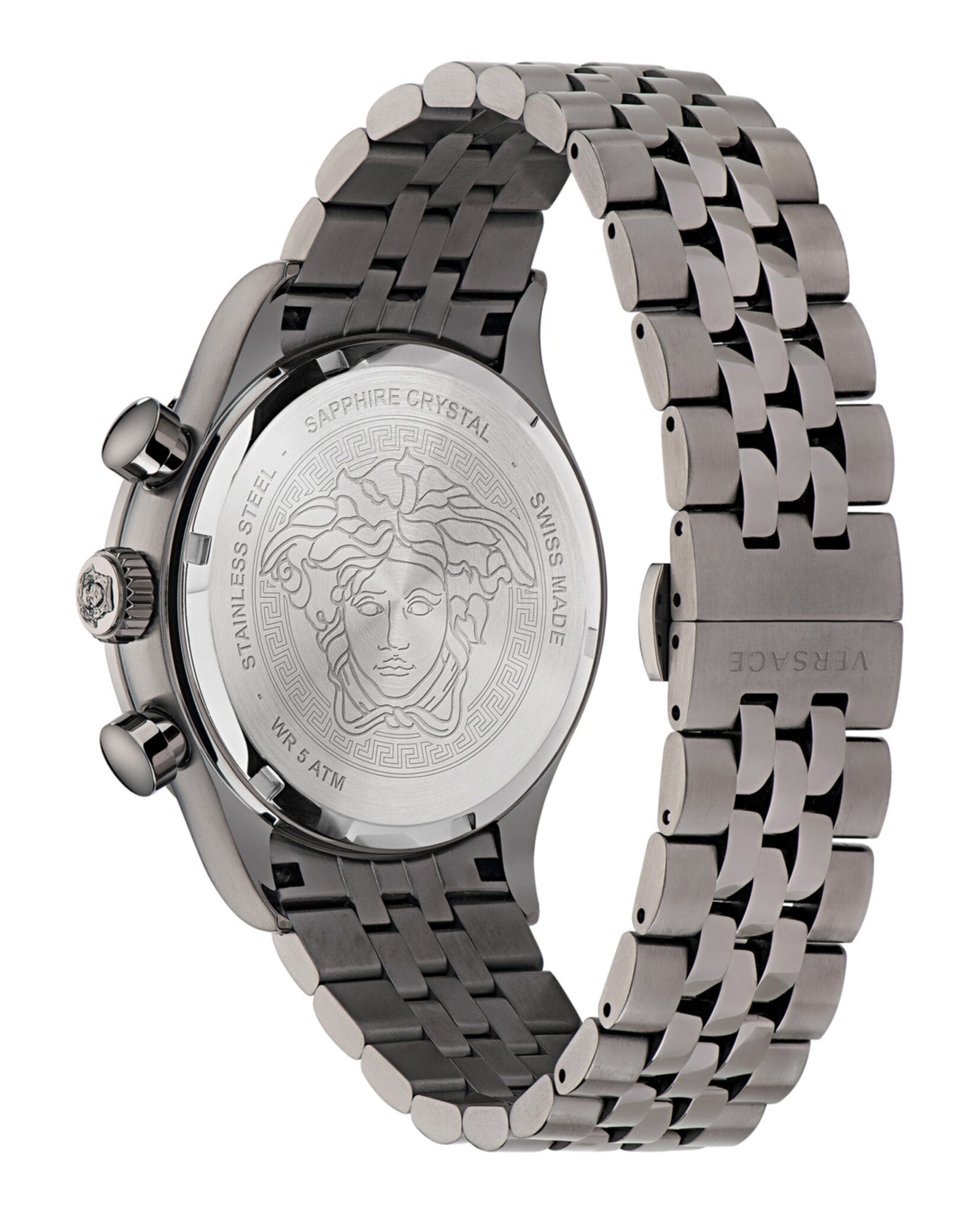 Versace Hellenyium Chrono Bracelet Watch Watches - Tophatter Daily Deals