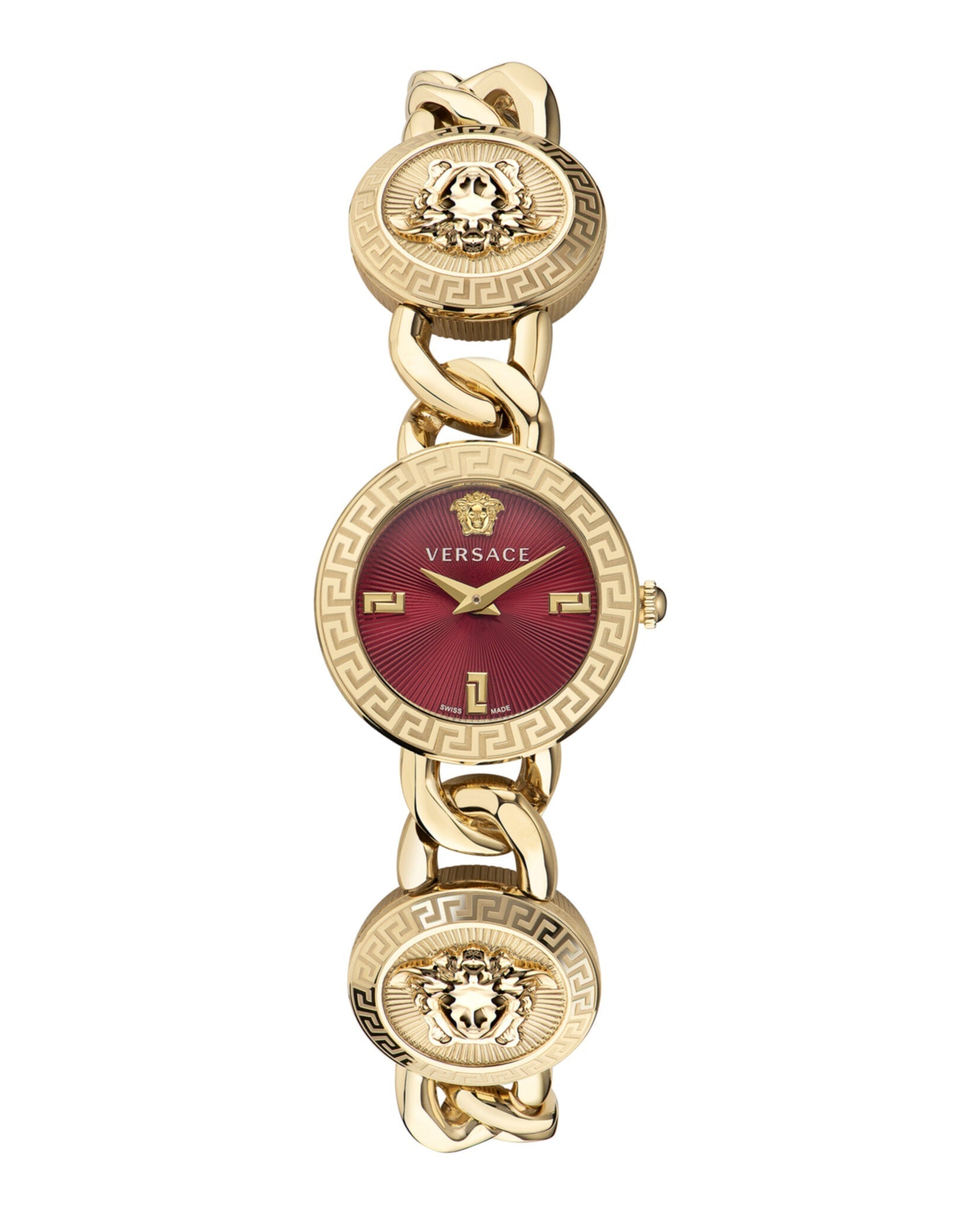 Versace Stud Icon Bracelet Watch Gold Watches - Tophatter Daily Deals