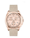 Versace Medusa Chrono Leather Watch Rosegold Watches - Tophatter Daily Deals