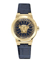 Versace Medusa Infinite Leather Watch Gold Watches - Tophatter Daily Deals