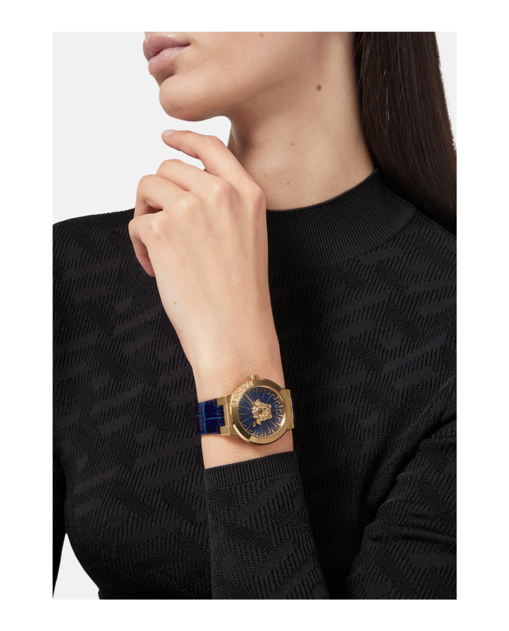 Versace Medusa Infinite Leather Watch Watches - Tophatter Daily Deals