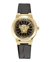 Versace Medusa Infinite Leather Watch Gold Watches - Tophatter Daily Deals