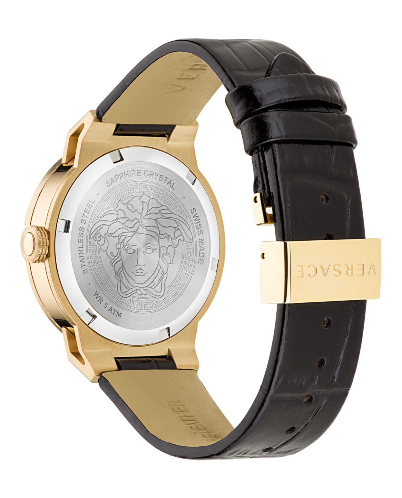 Versace Medusa Infinite Leather Watch Watches - Tophatter Daily Deals
