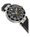 Versace Greca Chrono Leather Watch Watches - Tophatter Daily Deals