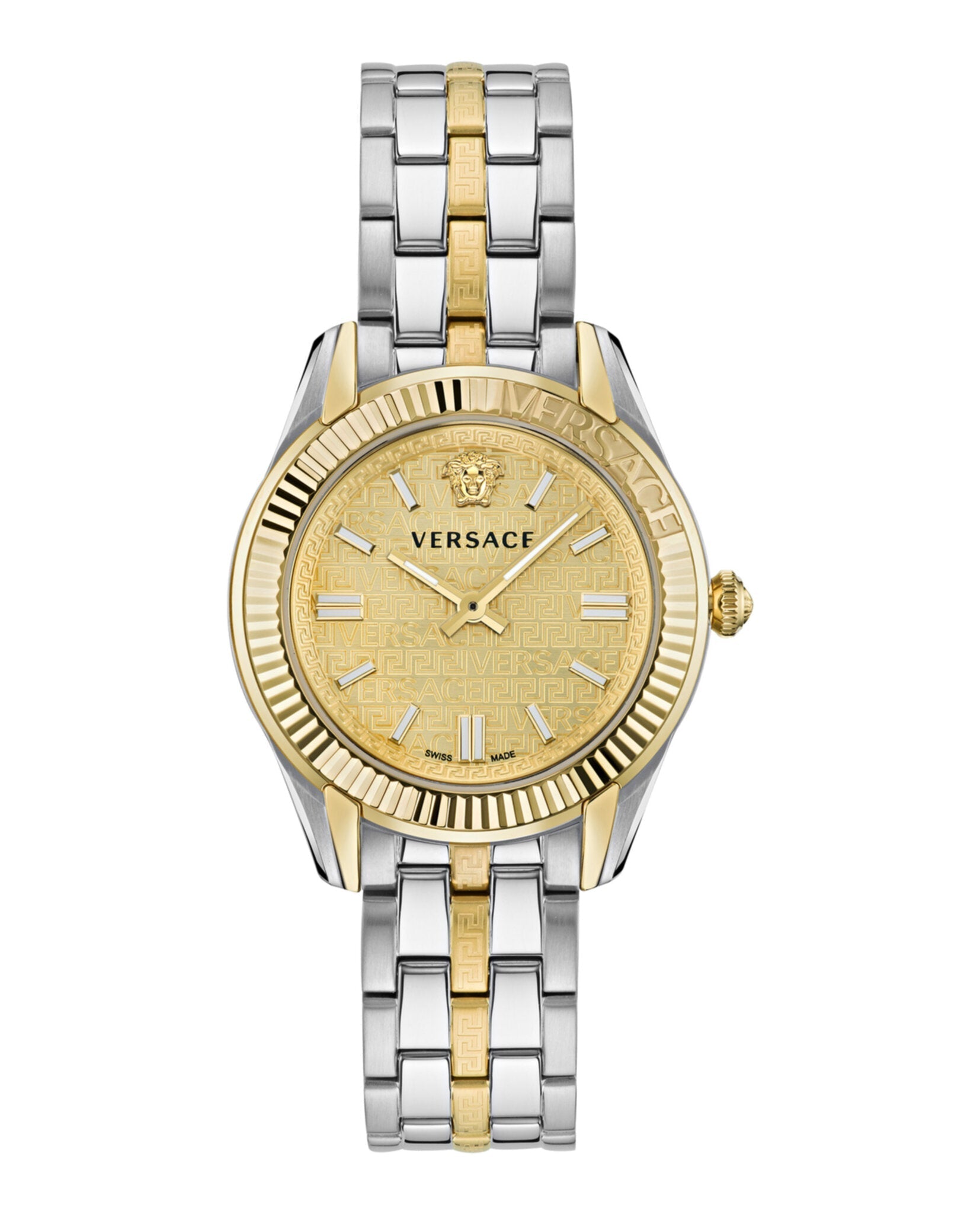 Versace Greca Time Bracelet Watch Two Tone Watches - Tophatter Daily Deals