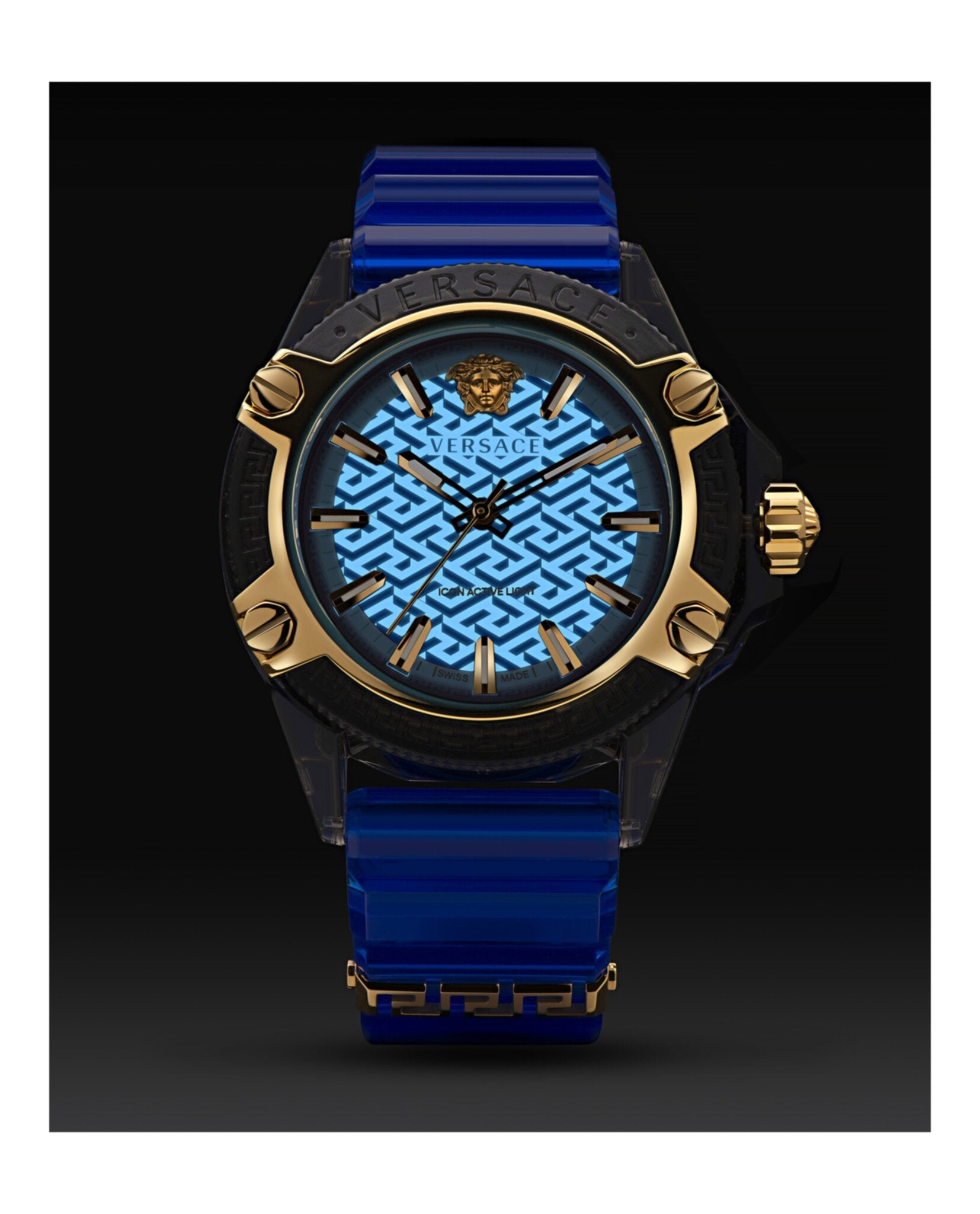 Versace Icon Active Silicone Watch Watches - Tophatter Daily Deals