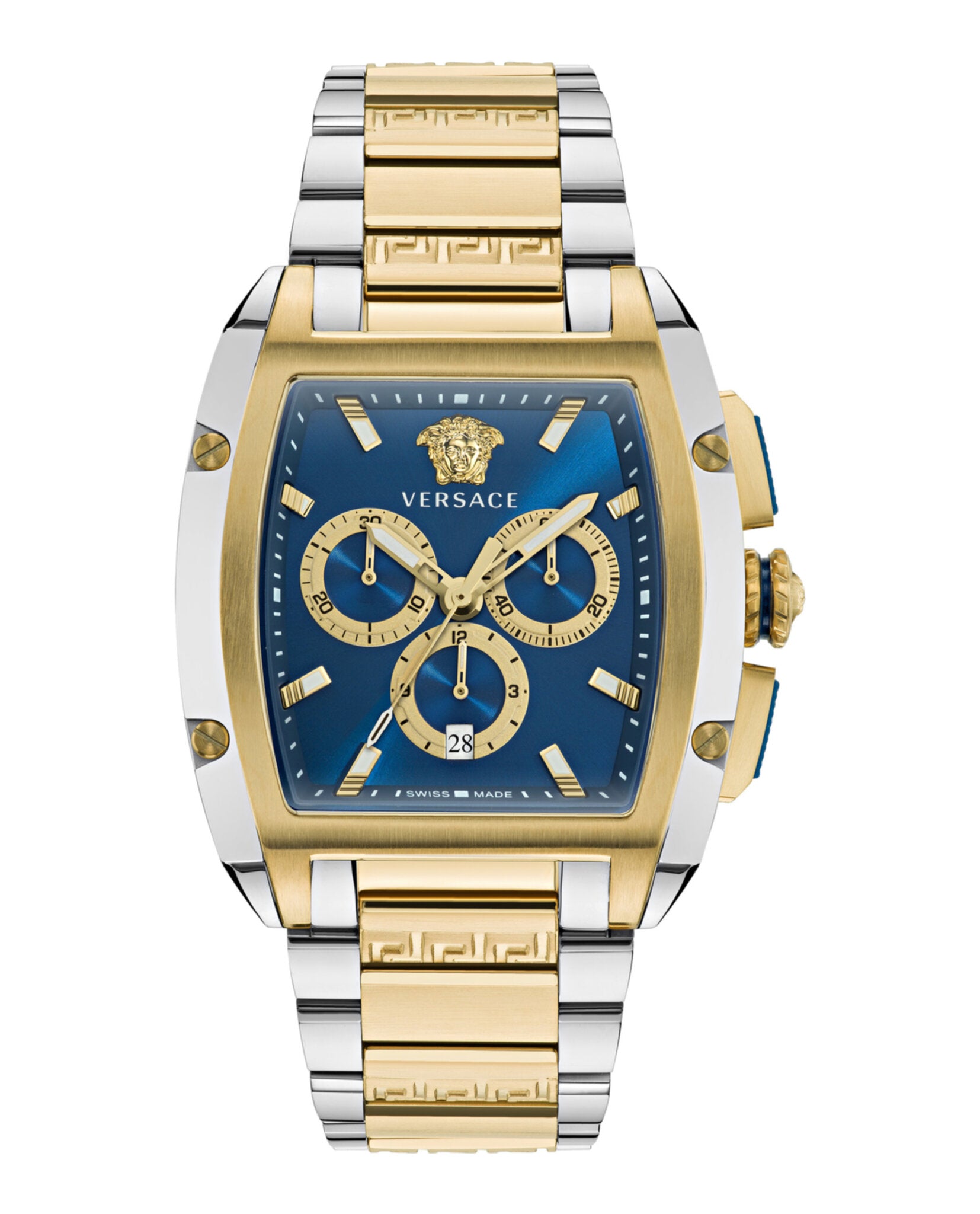Versace Dominus Chronograph Watch Two Tone Watches - Tophatter Daily Deals