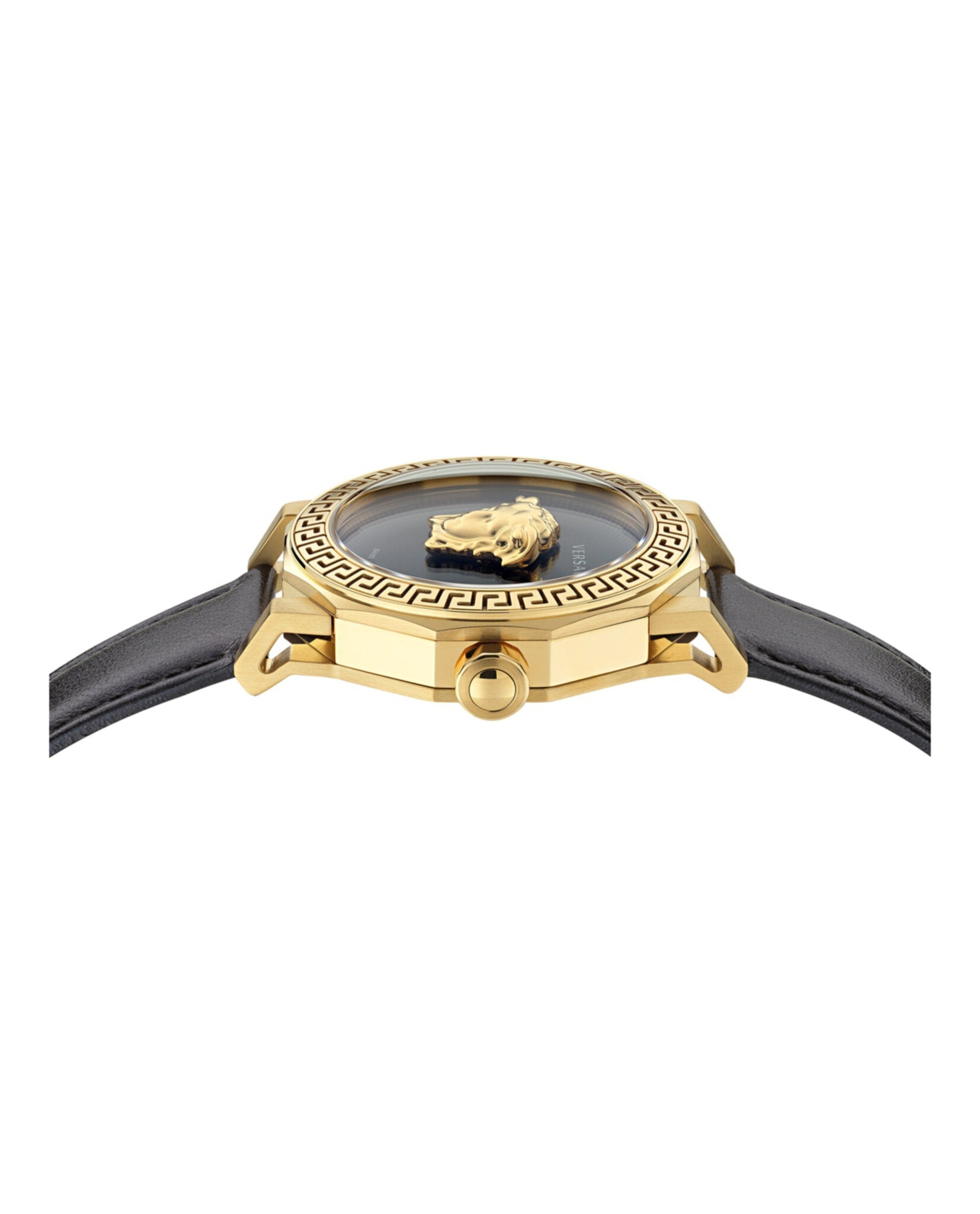 Versace Medusa Deco Leather Watch Watches - Tophatter Daily Deals