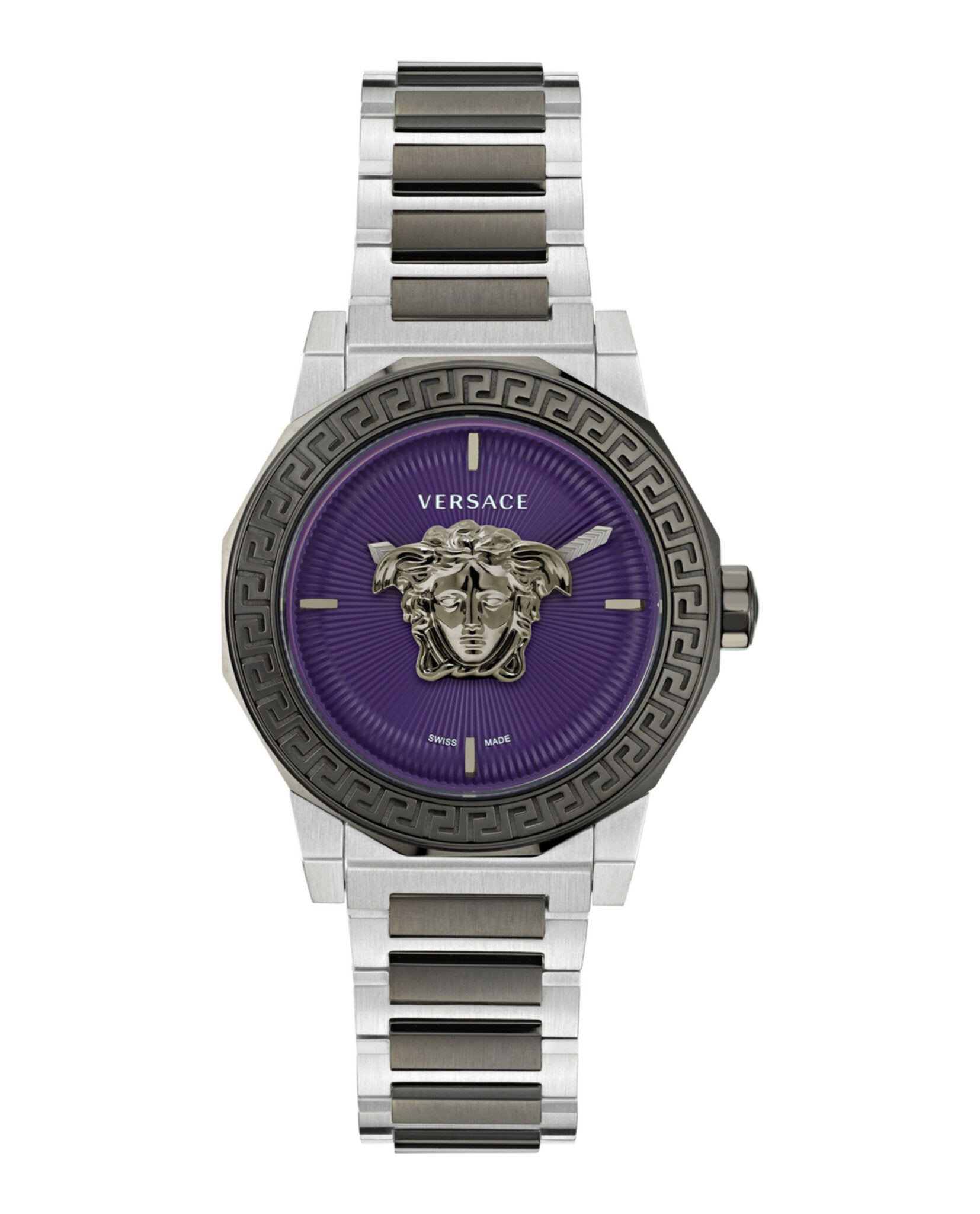 Versace Medusa Deco Bracelet Watch Gun Watches - Tophatter Daily Deals