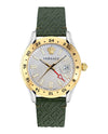 Versace Greca Time GMT Watch Two Tone Watches - Tophatter Daily Deals