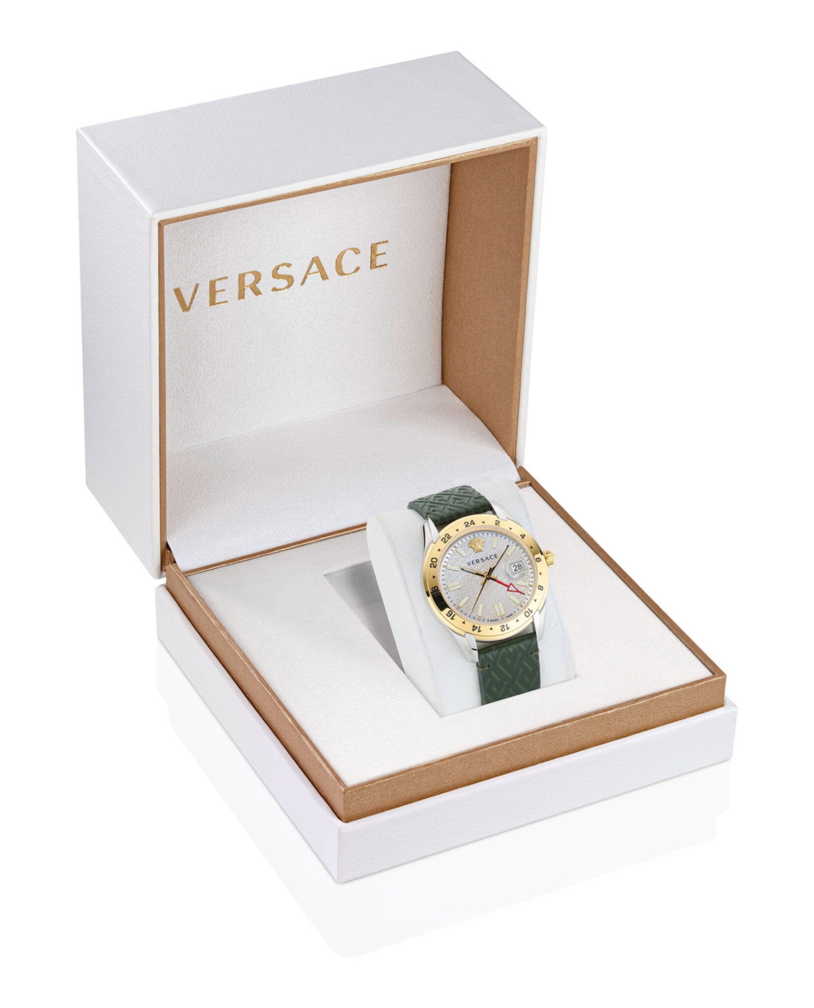 Versace Greca Time GMT Watch Watches - Tophatter Daily Deals