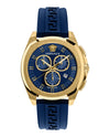 Versace Geo Chrono Silicone Watch Gold Watches - Tophatter Daily Deals