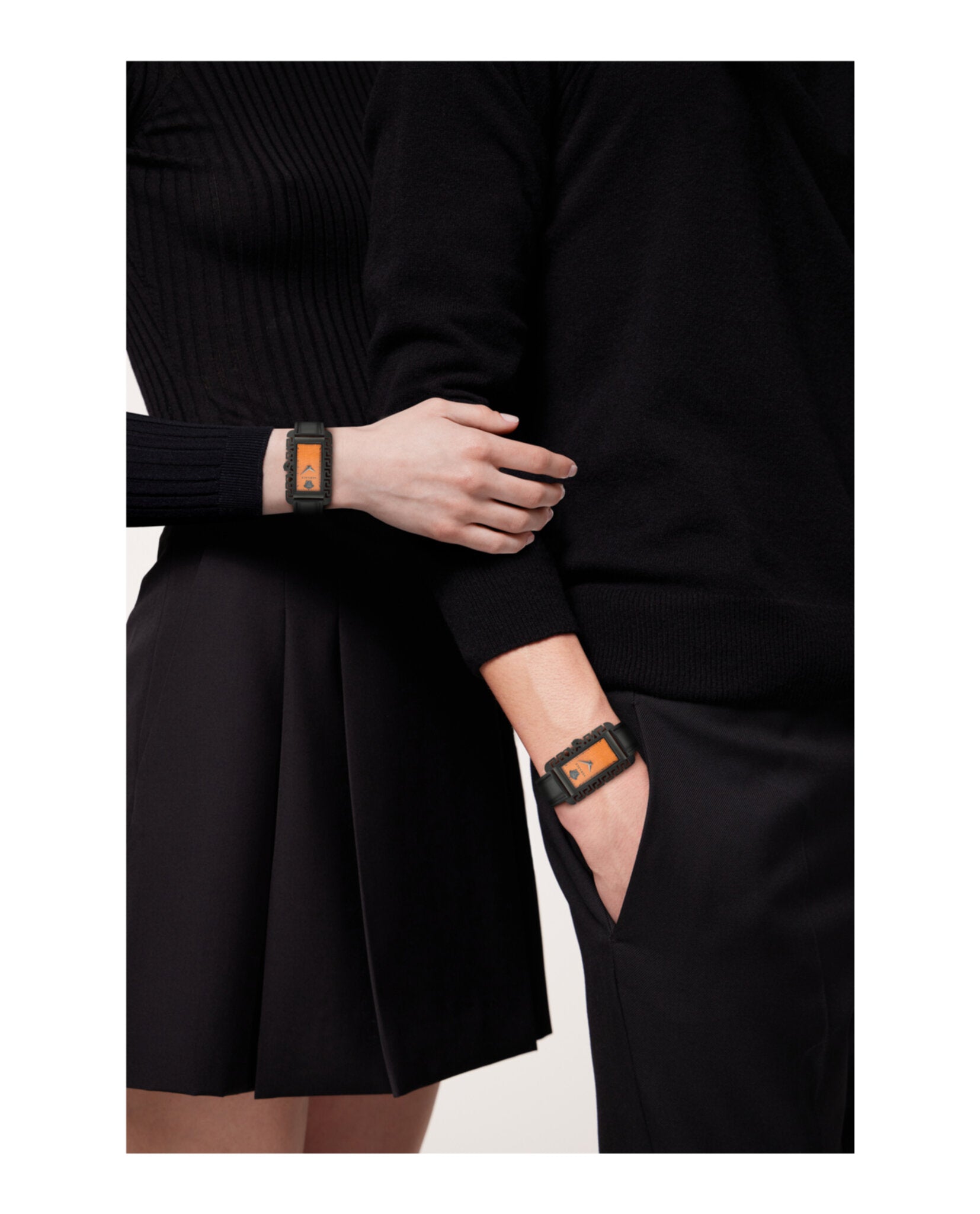 Versace Flair Leather Watch Watches - Tophatter Daily Deals