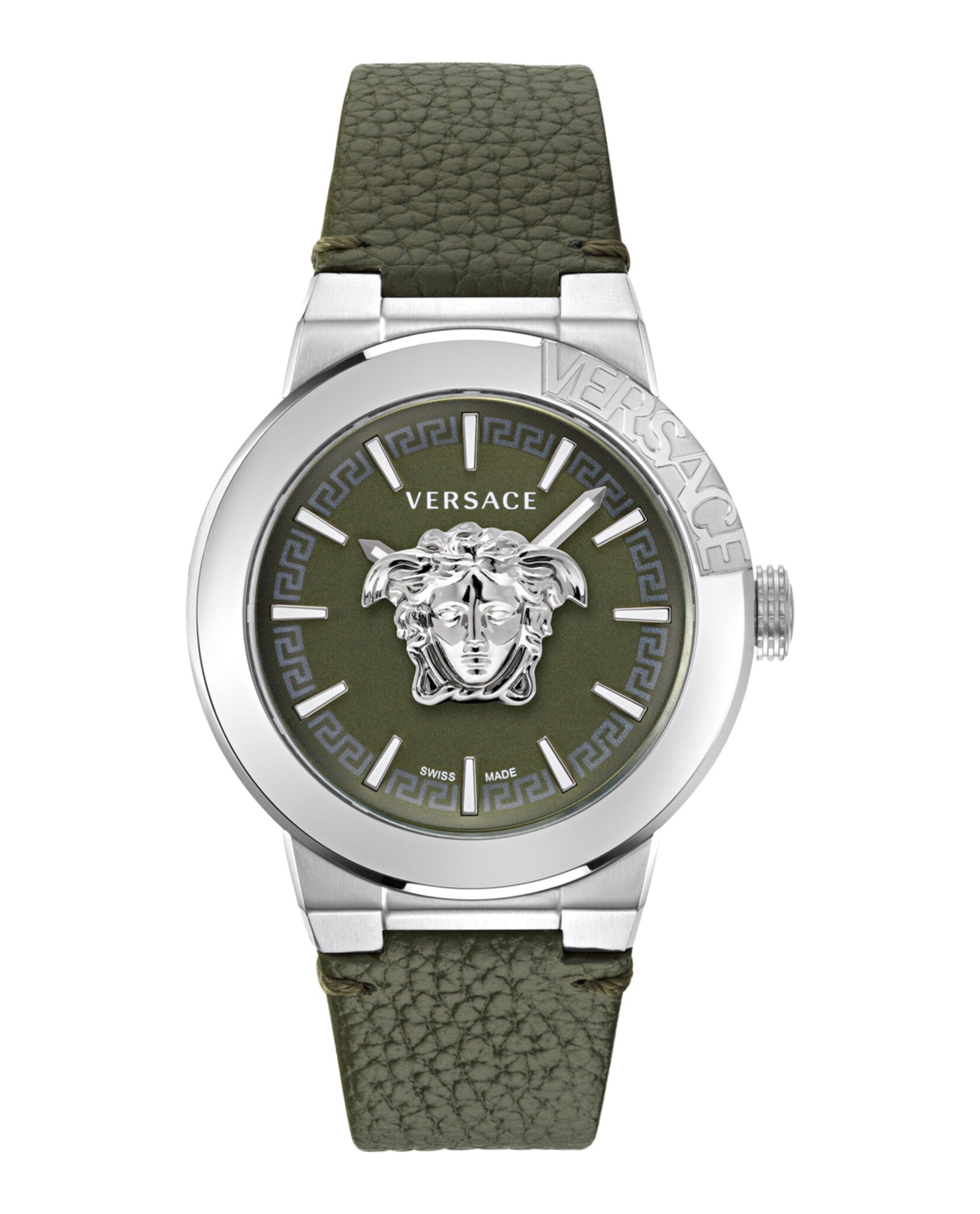 Versace Medusa Infinite Leather Watch Stainless Steel Watches - Tophatter Daily Deals