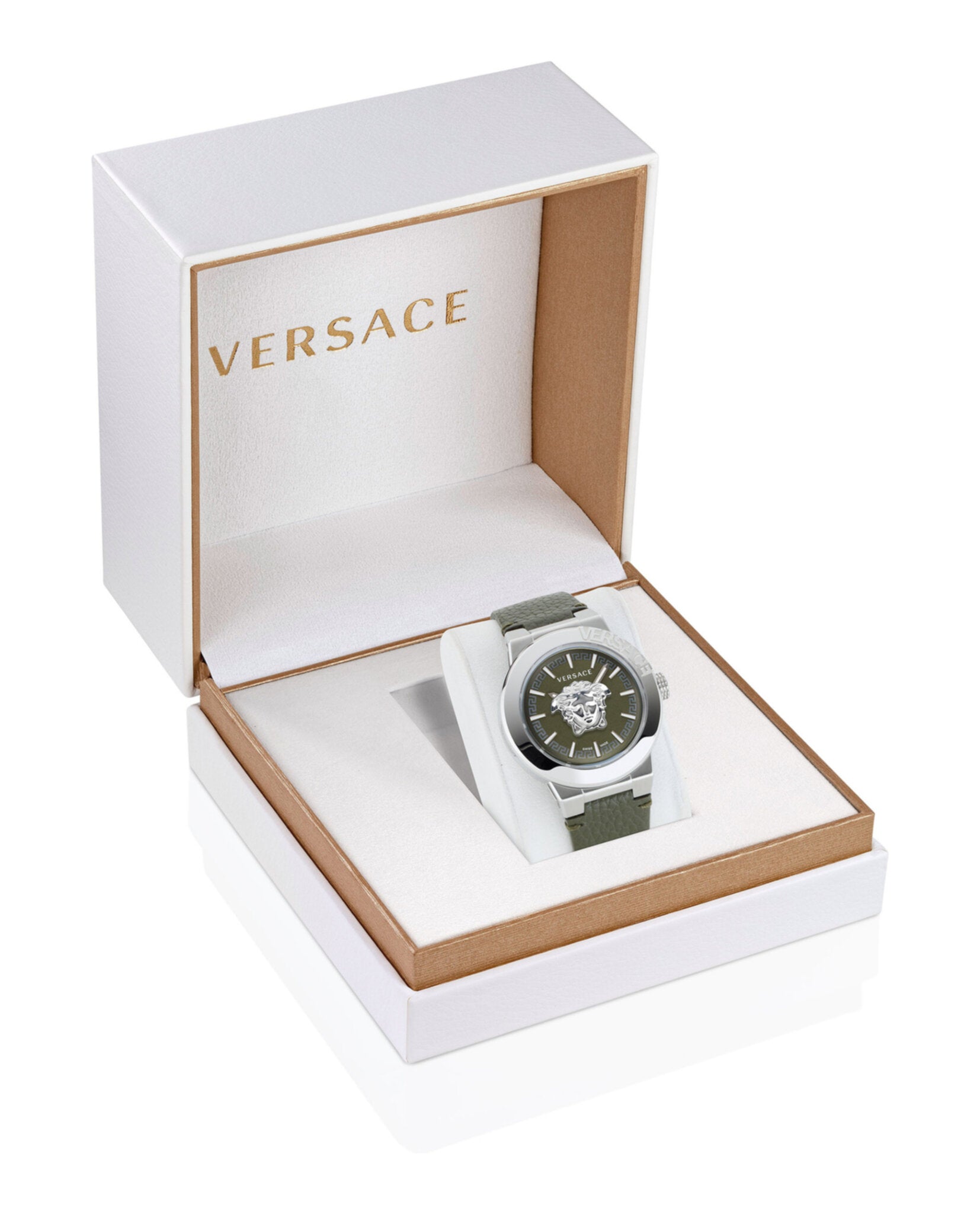 Versace Medusa Infinite Leather Watch Watches - Tophatter Daily Deals