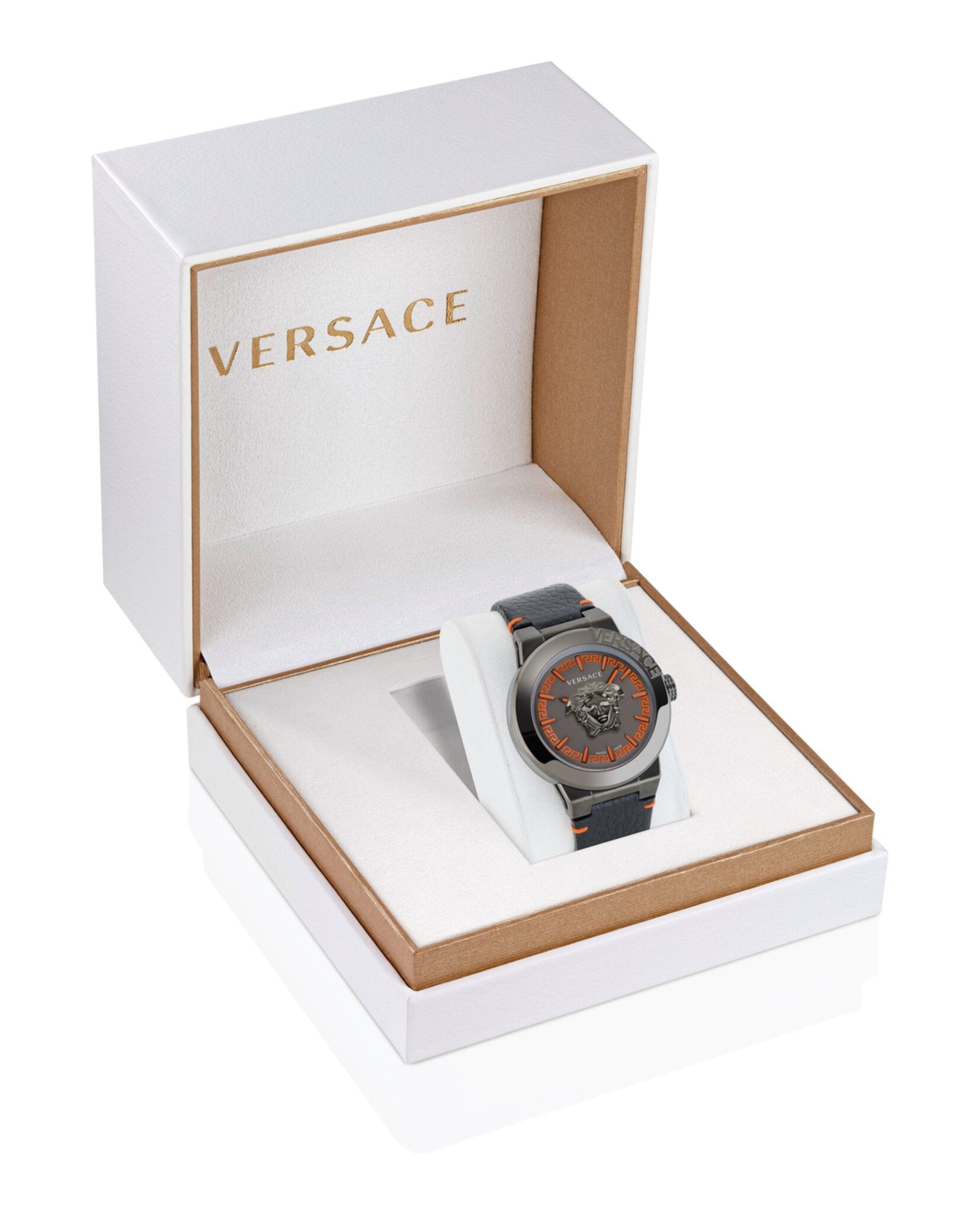 Versace Medusa Infinite Leather Watch Watches - Tophatter Daily Deals