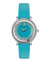 Versace Greca Flourish Leather Watch Stainless Steel Watches - Tophatter Daily Deals