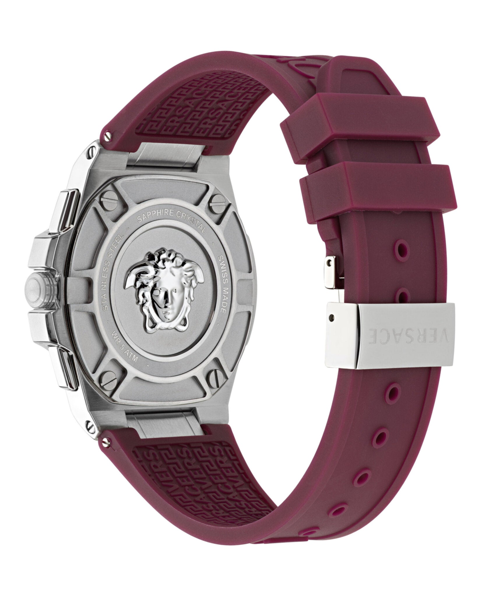 Versace Greca Extreme Chrono Silicone Watch Watches - Tophatter Daily Deals