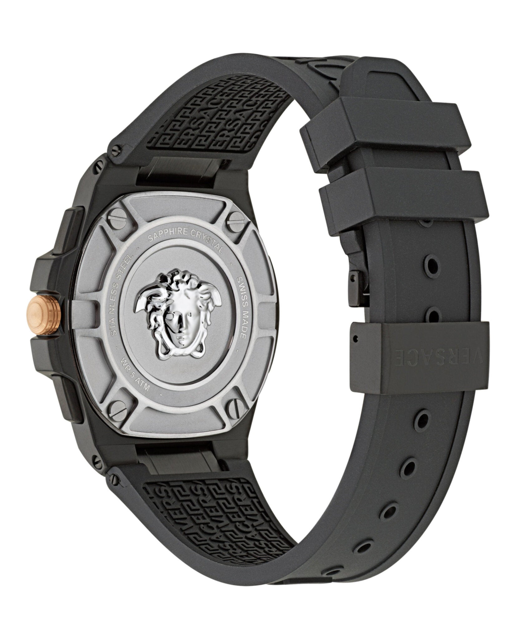 Versace Greca Extreme Chrono Silicone Watch Watches - Tophatter Daily Deals