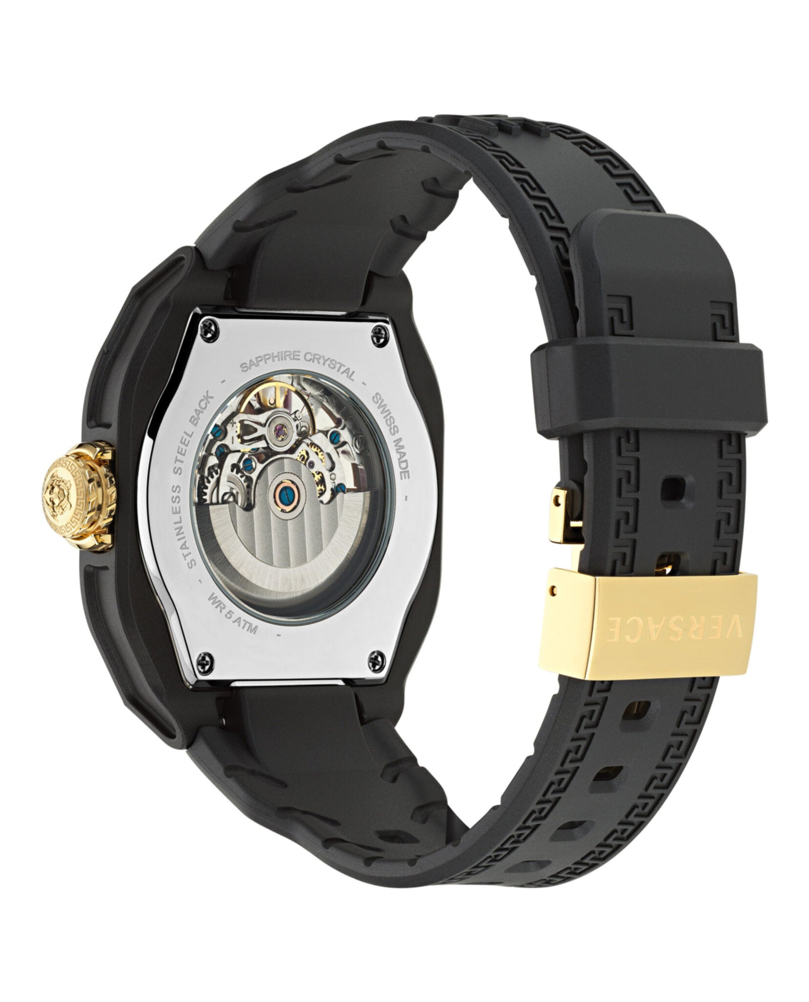 Versace V-Legend Skeleton Automatic Watch Watches - Tophatter Daily Deals