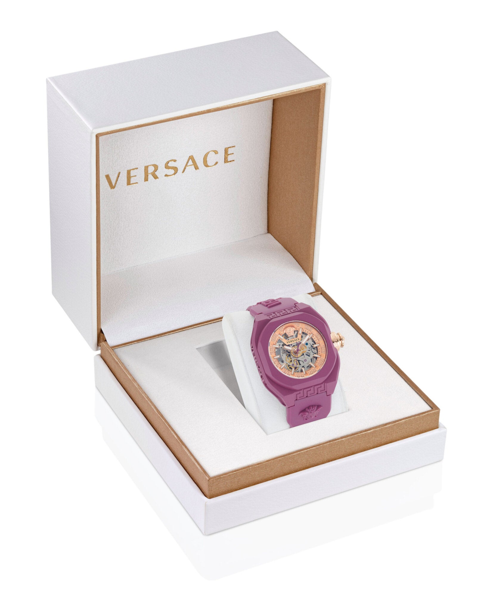 Versace V-Legend Skeleton Automatic Watch Watches - Tophatter Daily Deals
