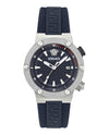 Versace Greca Logo Diver Recycled PU Strap Stainless Steel Watches - Tophatter Daily Deals