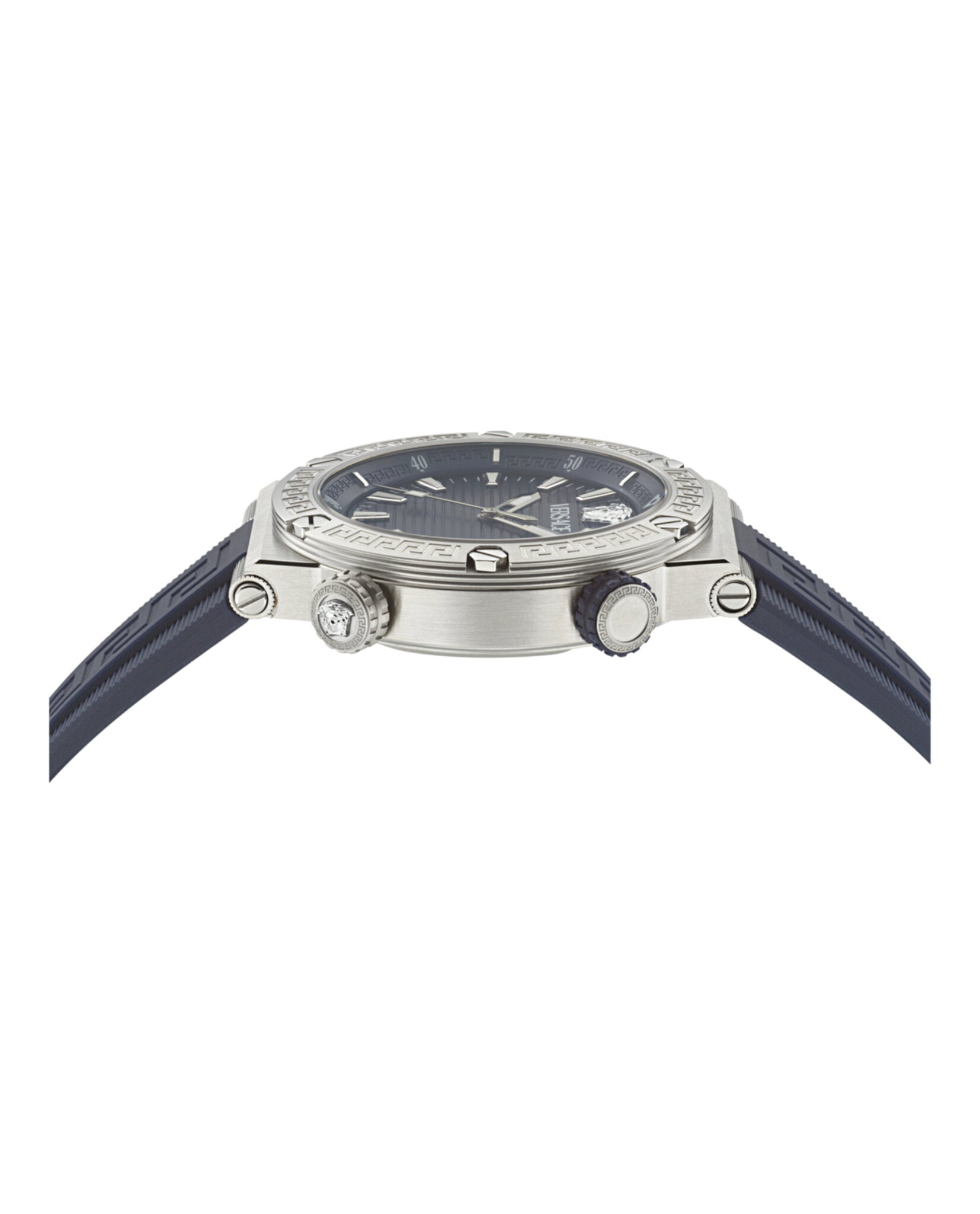 Versace Greca Logo Diver Recycled PU Strap Watches - Tophatter Daily Deals