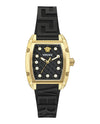 Versace Dominus Silicone Watch Gold Watches - Tophatter Daily Deals