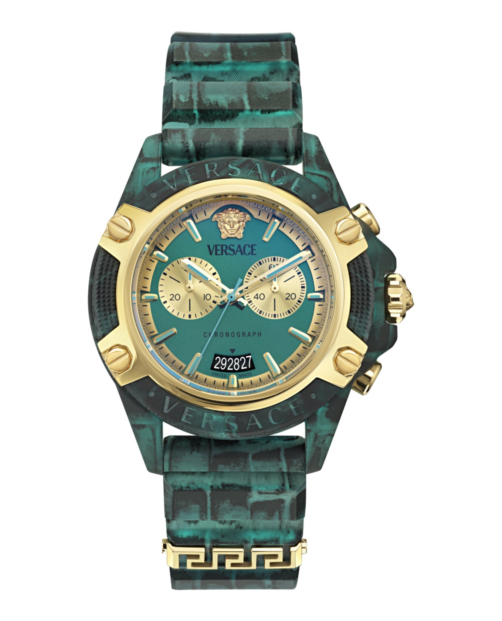 Versace Icon Active Chronograph Watch Blue Watches - Tophatter Daily Deals