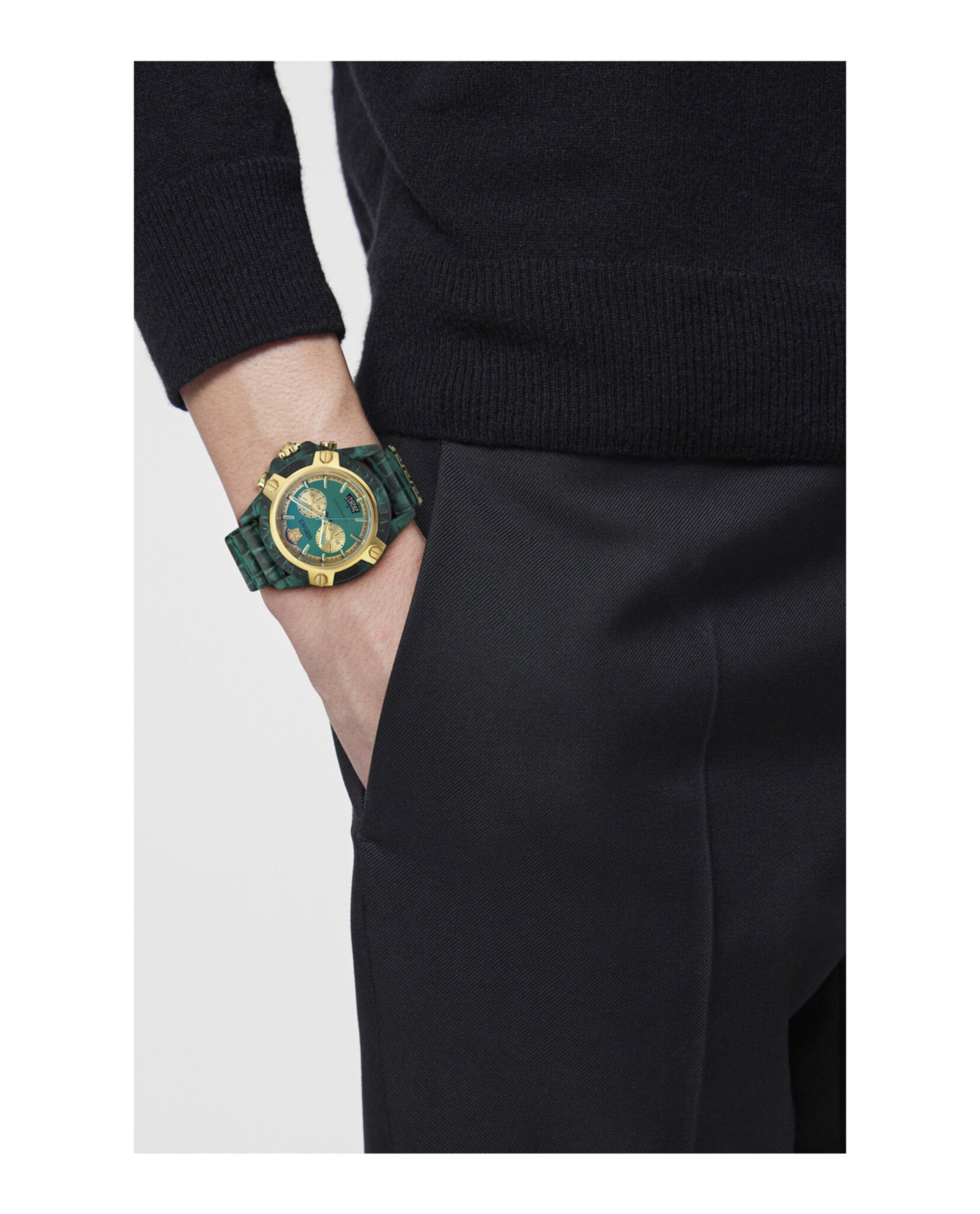 Versace Icon Active Chronograph Watch Watches - Tophatter Daily Deals