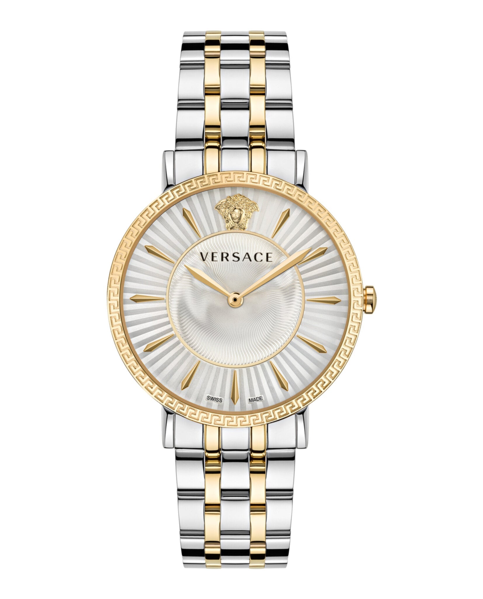 Versace V-Eternal Bracelet Watch Two Tone Watches - Tophatter Daily Deals