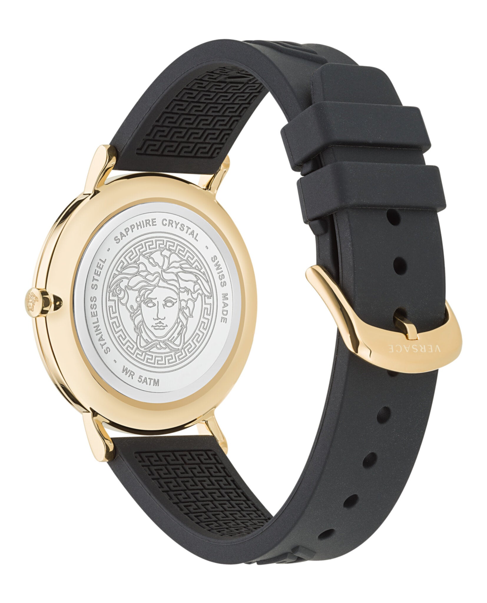 Versace V-Eternal Silicone Watch Watches - Tophatter Daily Deals