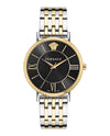 Versace V-Eternal Bracelet Watch Two Tone Watches - Tophatter Daily Deals