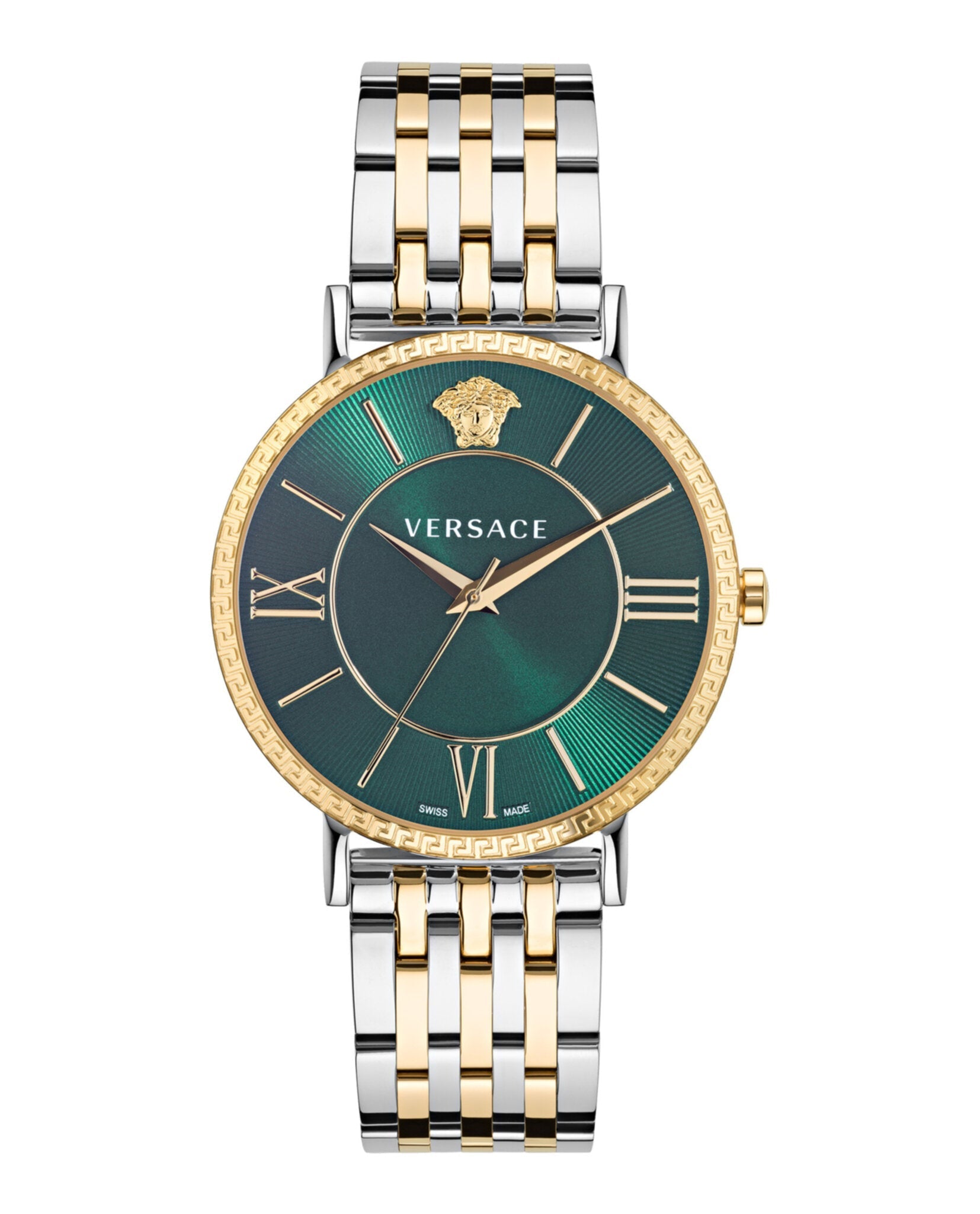 Versace V-Eternal Bracelet Watch Two Tone Watches - Tophatter Daily Deals